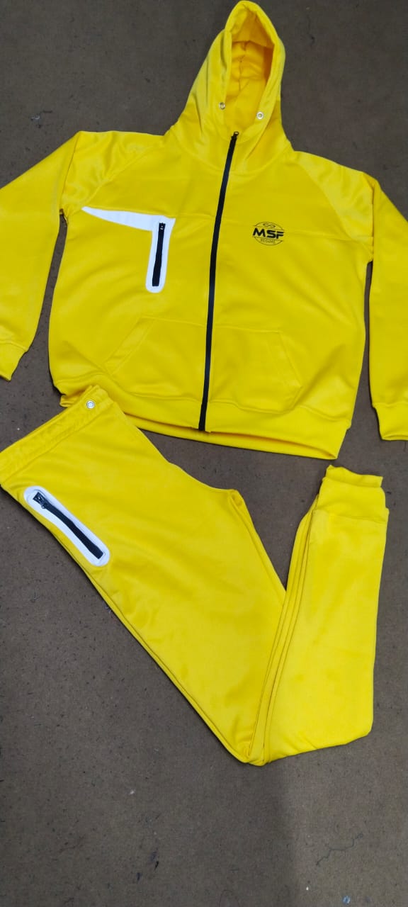 MSFregime man hoodie yellow